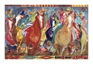 Cowboy Trading Blanket